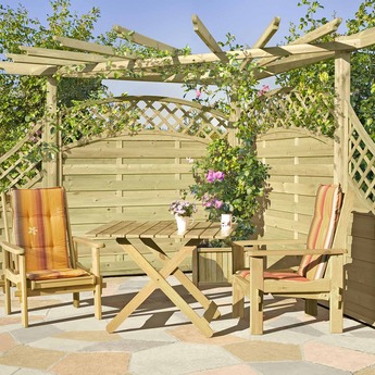 Eckpergola