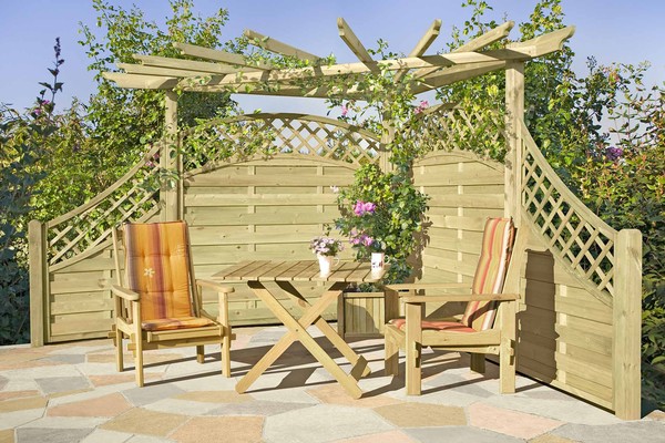 Eckpergola