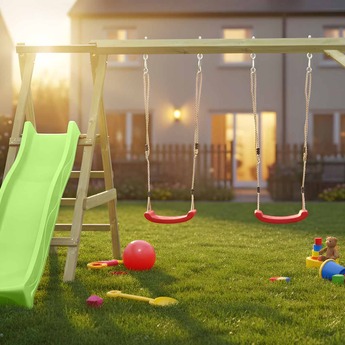 Kinderspielgeräte im Holzfachmarkt HOLZWURM