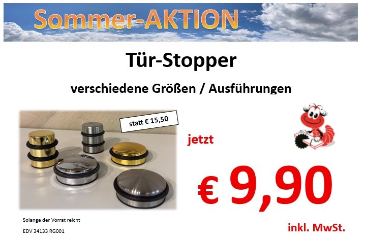 Türstopper Aktion 0725