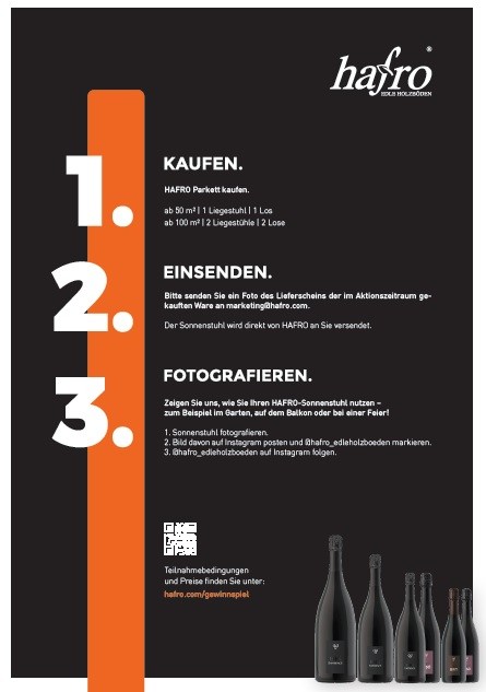 Gewinnspiel Hafro Beschreibung